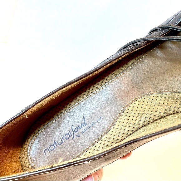 Natural Soul by Naturalizer Merman Brown Flats in Size 11 M - Picture 10 of 13